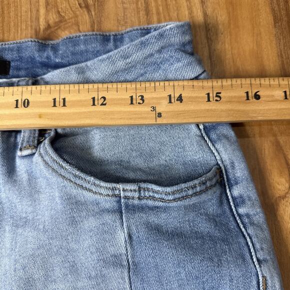 Women's Flying Monkey Patchwork Straight Leg Mom Jeans Size 29 - Picture 4 of 8